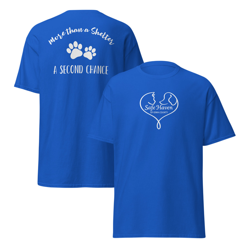 SHIC - Second Chance T-Shirt Unisex – L, Royal