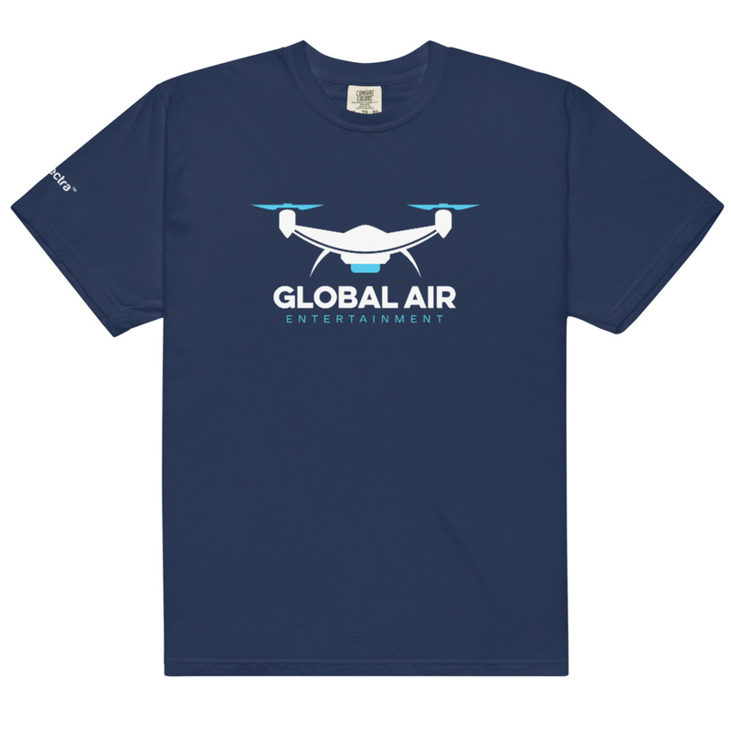 Unisex garment-dyed heavyweight t-shirt – XL, True Navy
