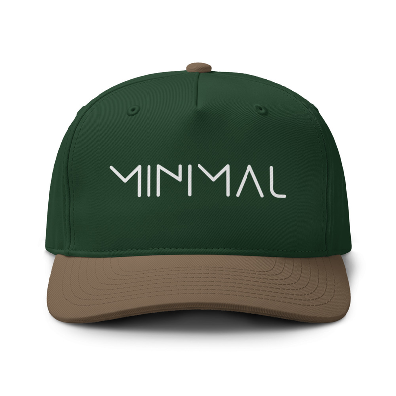 Minimal two-tone cap