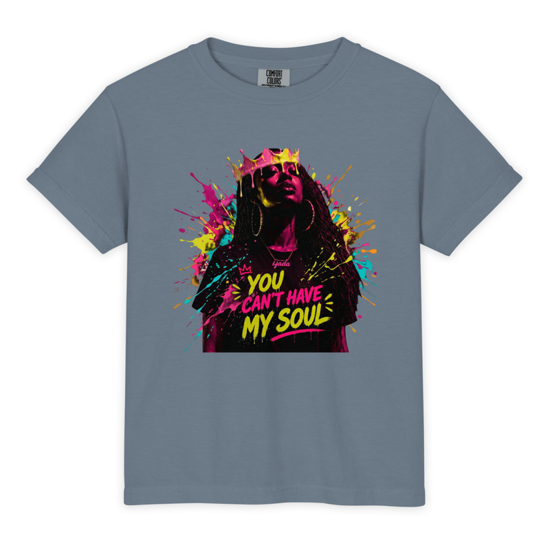 Youth Garment-Dyed Heavyweight "You Can't Have My Soul ijada Portrait" T-Shirt - Comfort Colors 9018