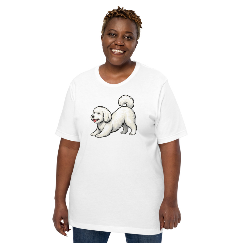 Coton de Tulear Downward Dog Yoga Tee