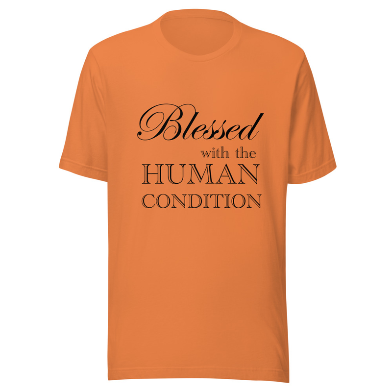 Blessed Unisex T-Shirt Black Letters