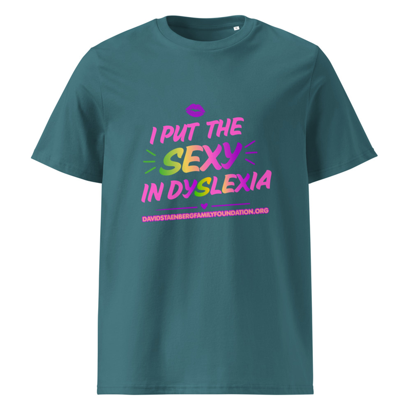 Unisex Organic Cotton Creator 2.0 T-Shirt | Dyslexia v1 – XL, Stargazer