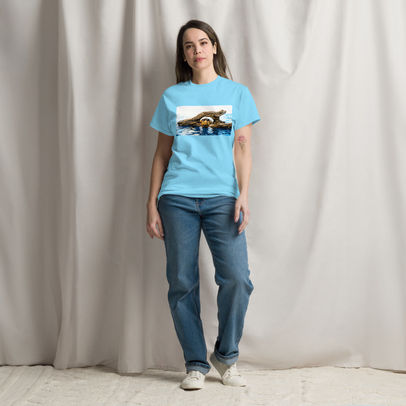 Here Now Tee – XL, Sky