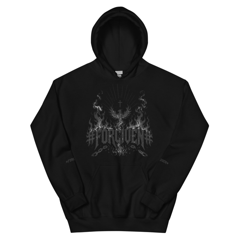 Unisex Distressed FORGIVEN Hoodie