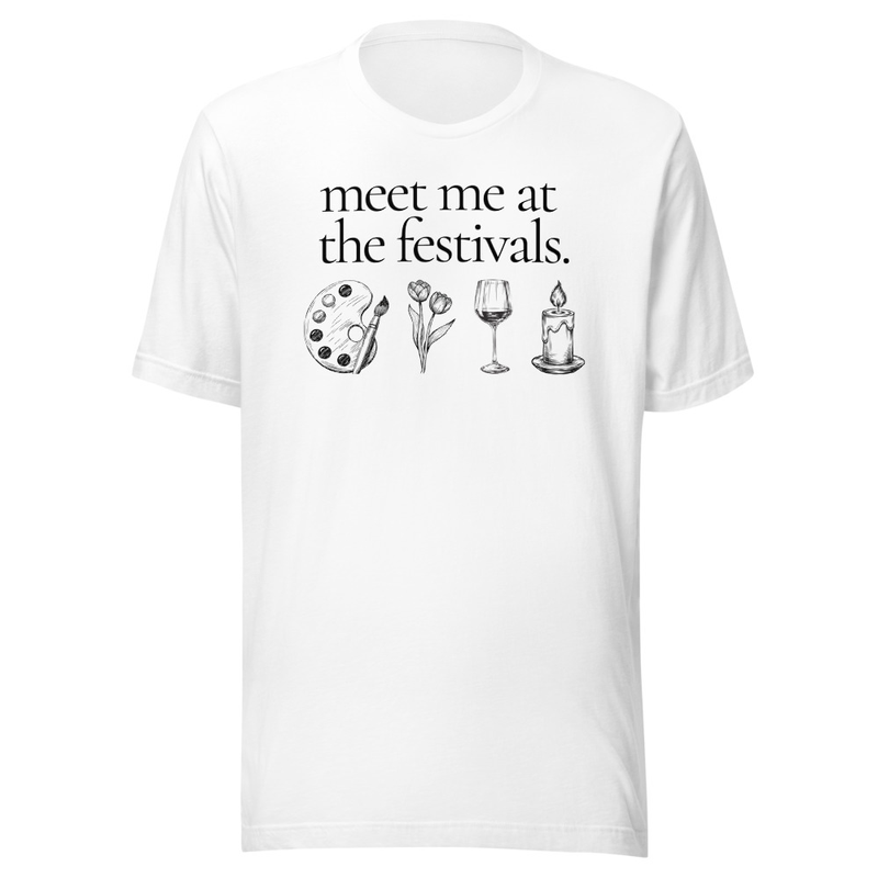 Festivals Tee – XS, White
