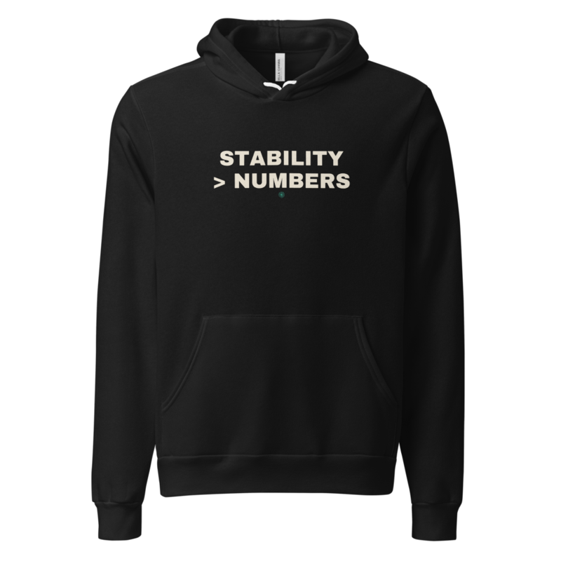 STABILITY > NUMBERS Hoodie — Reef Aquariums merch