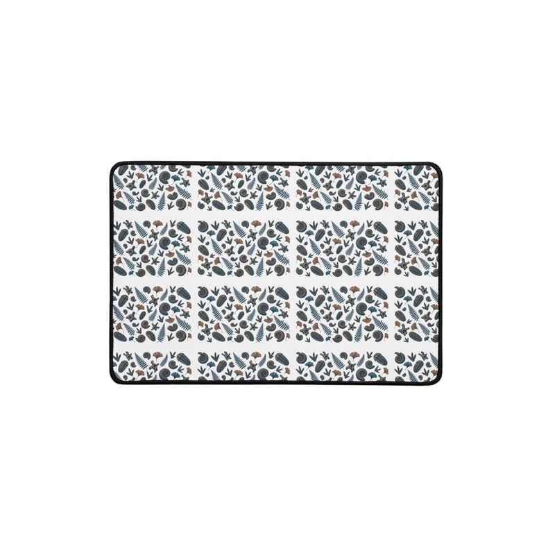 Deep Time Desk Mat supplier-rendered front view in Black