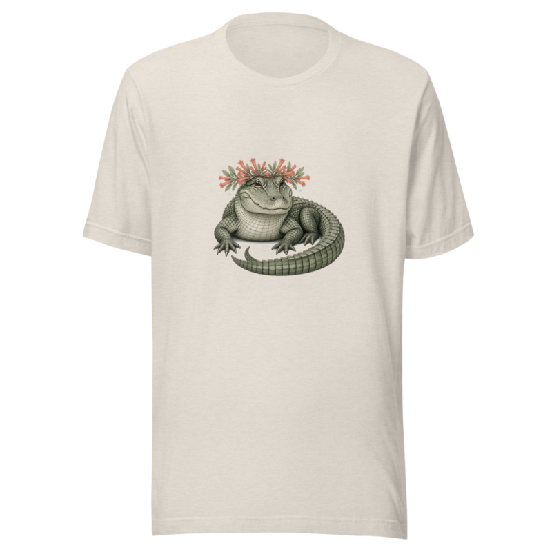 Alligator Flower Crown Tee — Floof