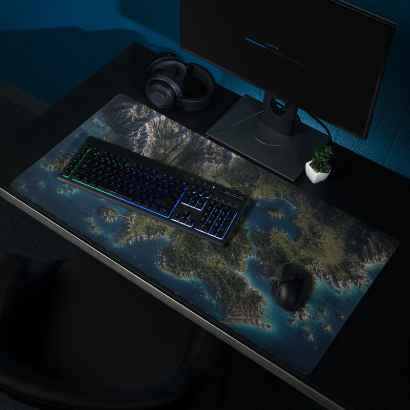 Grid Tactics: Top-Down RTS Gaming Mat