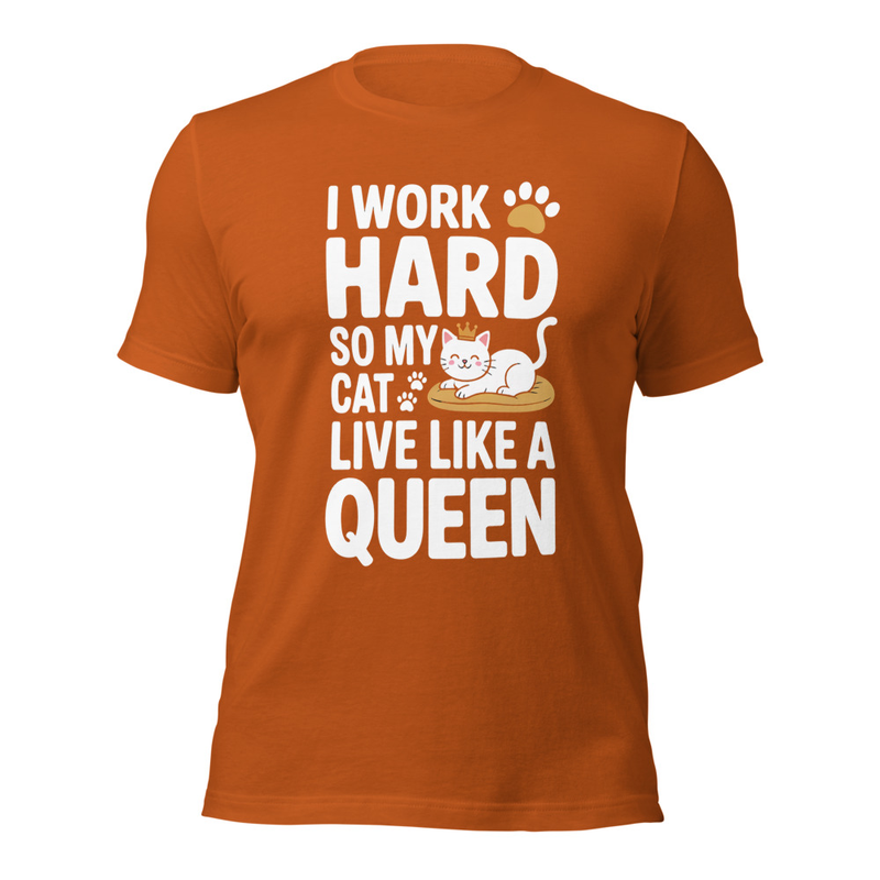 Her Majesty The Cat Tee in Autumn
