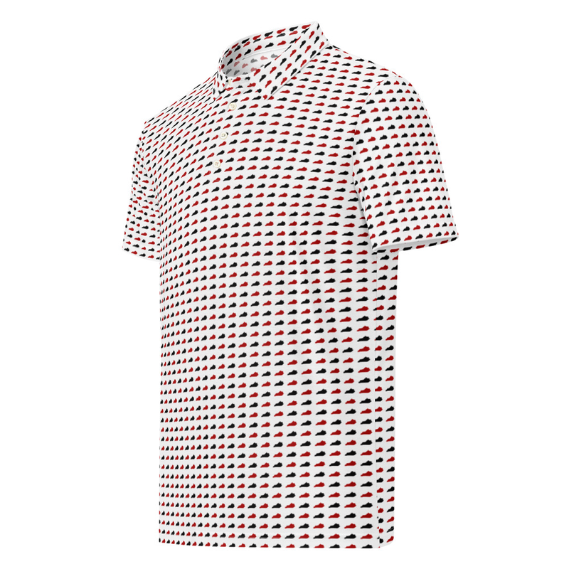 Men’s Fitted State of Kentucky Polo in Cardinal Red and Black