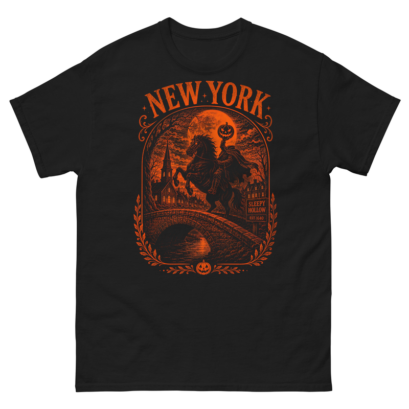Sleepy Hollow Headless Horseman Halloween Shirt | Vintage New York Autumn Horror Tee