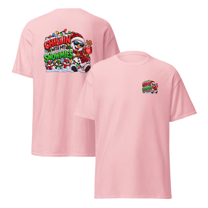 Chillin with my Snomies Unisex classic tee – S, Light Pink
