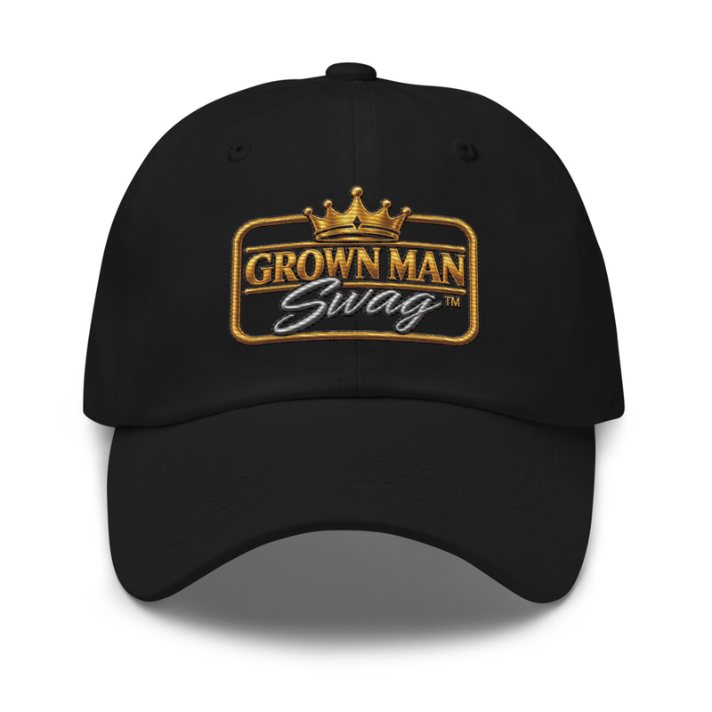 Grown Man Swag™ Embroidered Dad Cap – Five Principles. One Standard.
