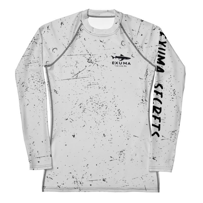 Shark Drift Women's Rash Guard Grey Speck