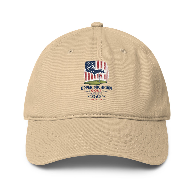 UP Golf # 5 Low-profile baseball cap – One size, Khaki