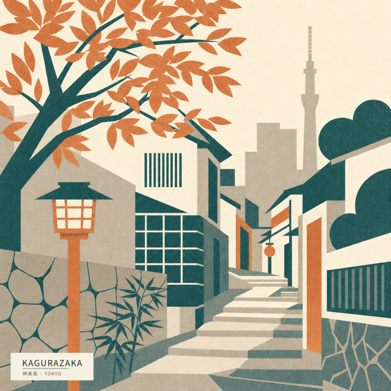 Kagurazaka（神楽坂）のアートワーク