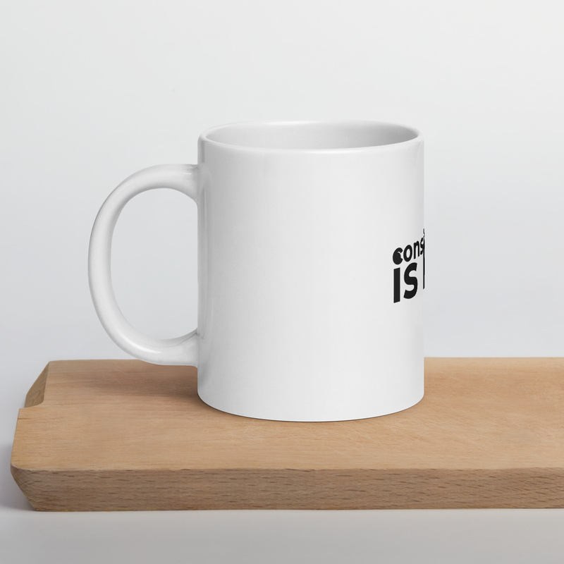 White glossy mug – 20 oz, White