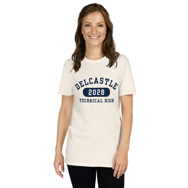 Short-Sleeve T-Shirt - Class of 2029 (Navy Font) – S, Natural
