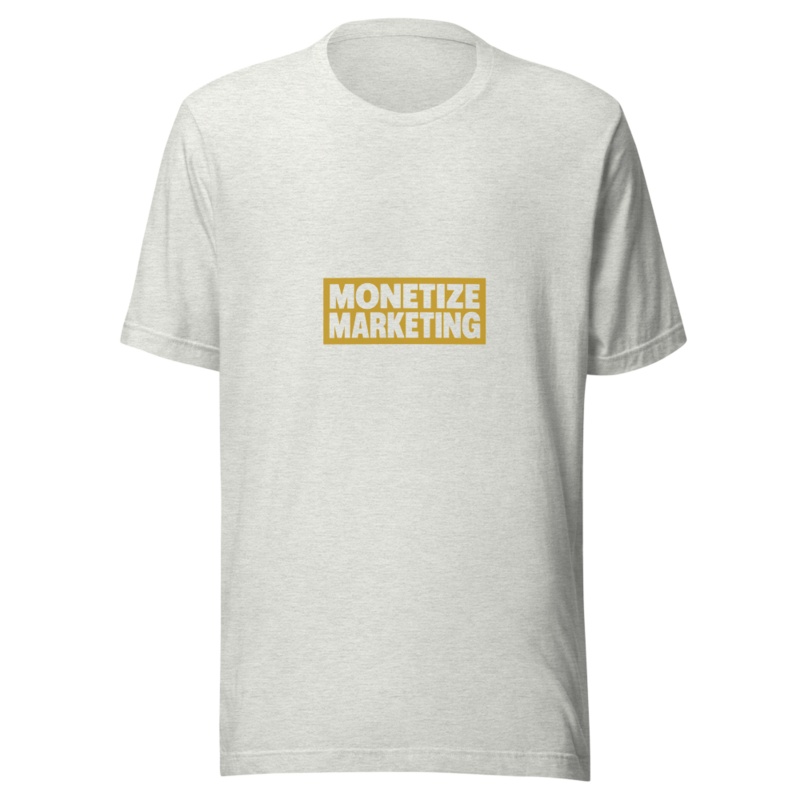 Monetize Marketing Box Logo Tee — Black, view 2