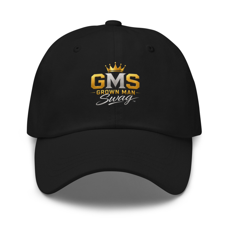 Grown Man Swag™ Signature Premium Embroidered Dad Hat | Confidence • Style • Respect