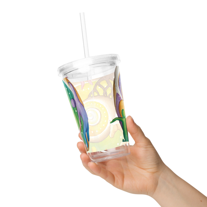 Gobelet en plastique transparent Le Refuge d'Akita