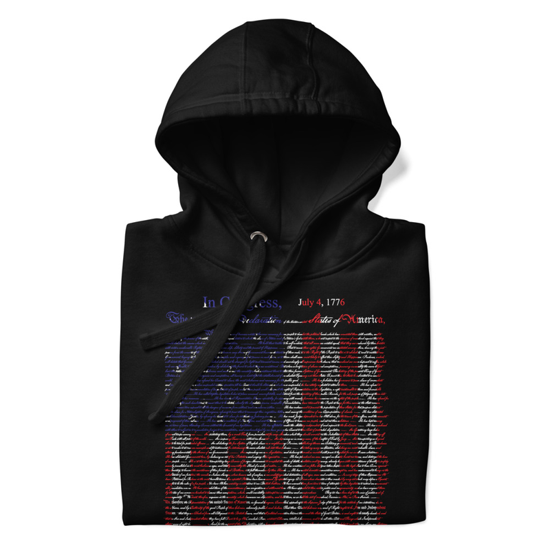 Declaration of Independence Flag Hoodie