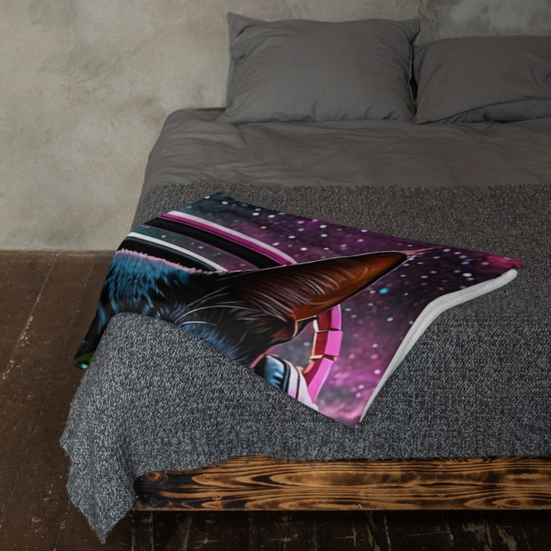 Feline Throw Blanket