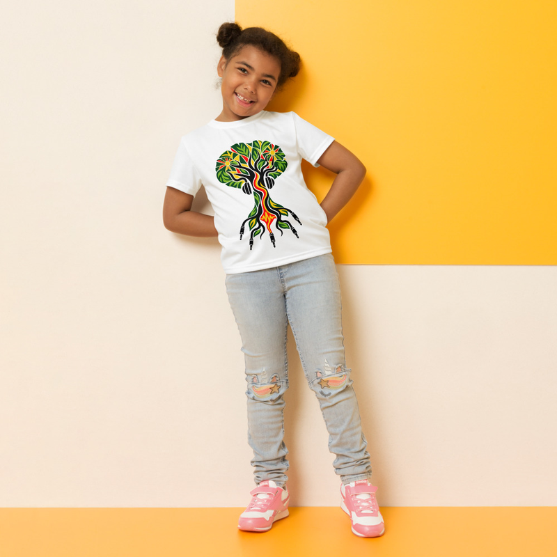 Kids crew neck t-shirt view 3
