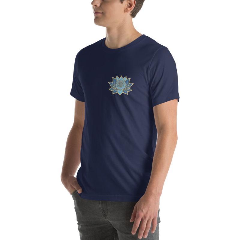 Blue Lotus Tee – L, Navy