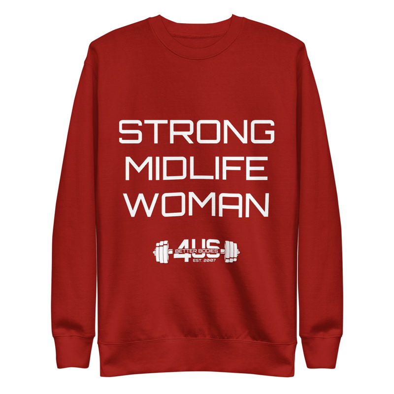 SMW Unisex Premium Sweatshirt – S, Cardinal