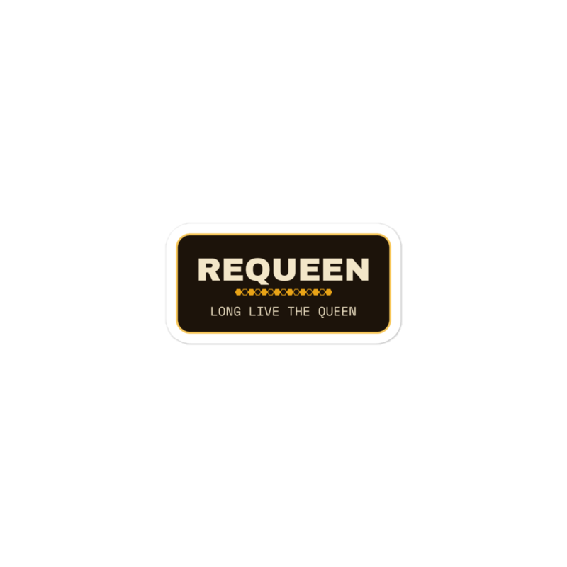 REQUEEN Sticker mockup