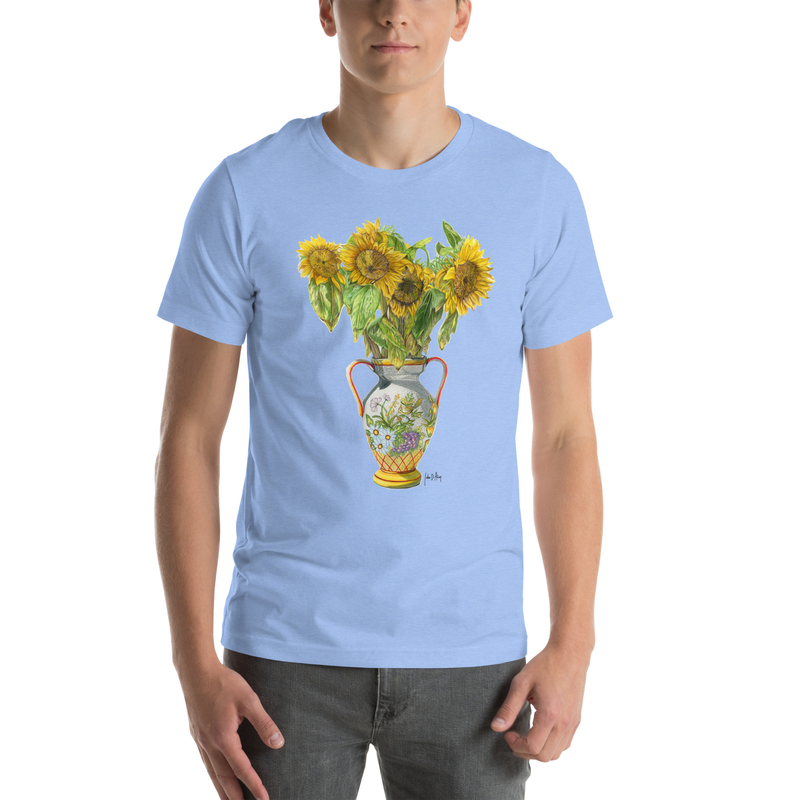 Sunny - Unisex t-shirt – 2XL, Heather Carolina Blue