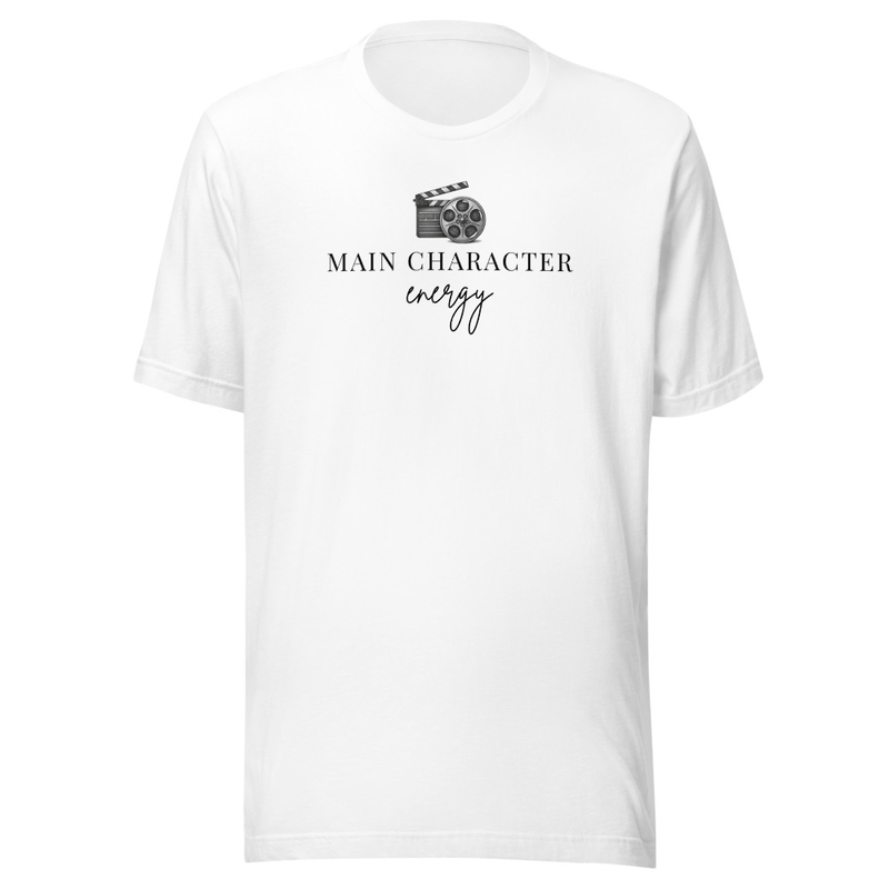 Main Character Energy Tee – XS, White