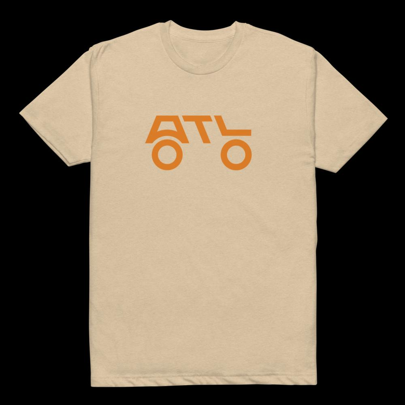 ATL Orange (Front Only) – XL, Heather Tan