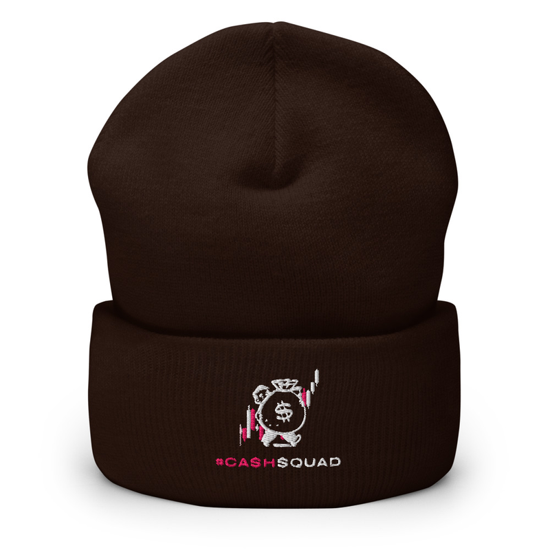 #CashSquad Beanie v.2 – One size, Brown