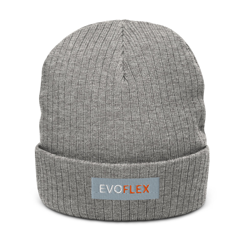Ribbed knit beanie