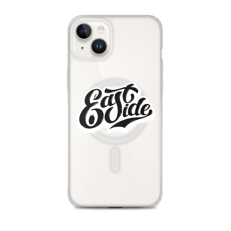 EastSide Dark Logo MagSafe® clear case for iPhone®