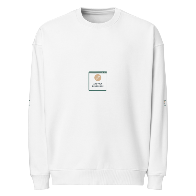 Unisex organic oversized sweatshirt / S