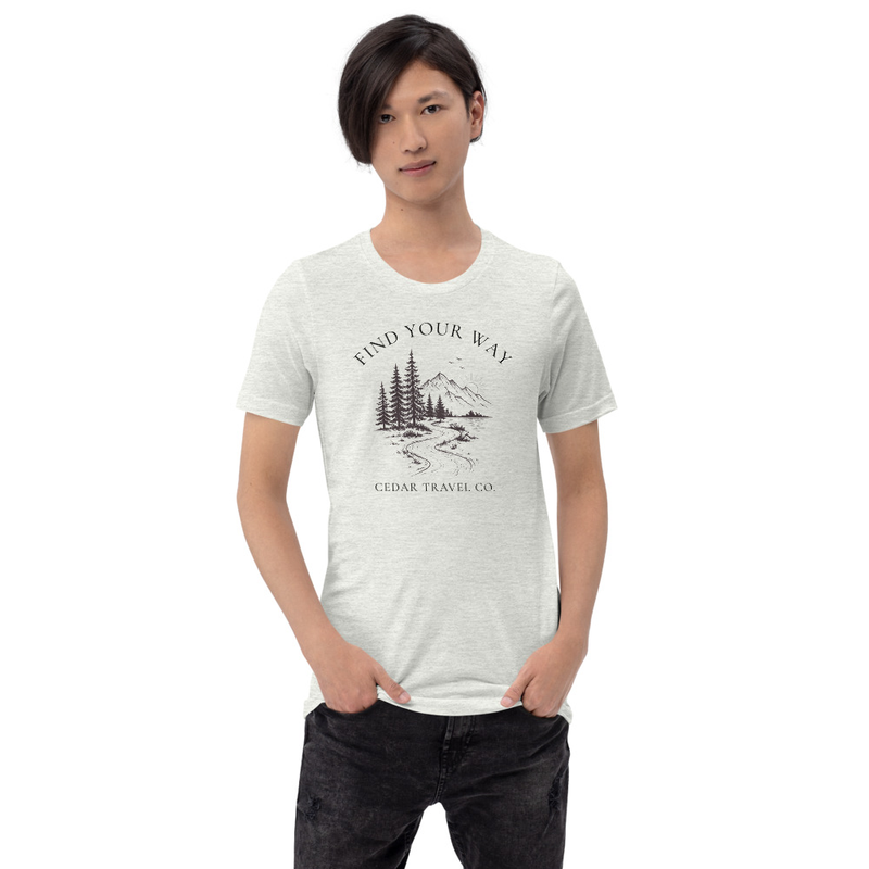 Find Your Way Tee – 2XL, Ash