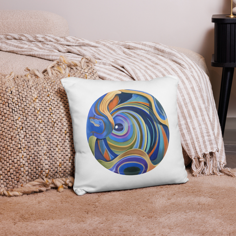 John in Wonderland Basic Pillow
