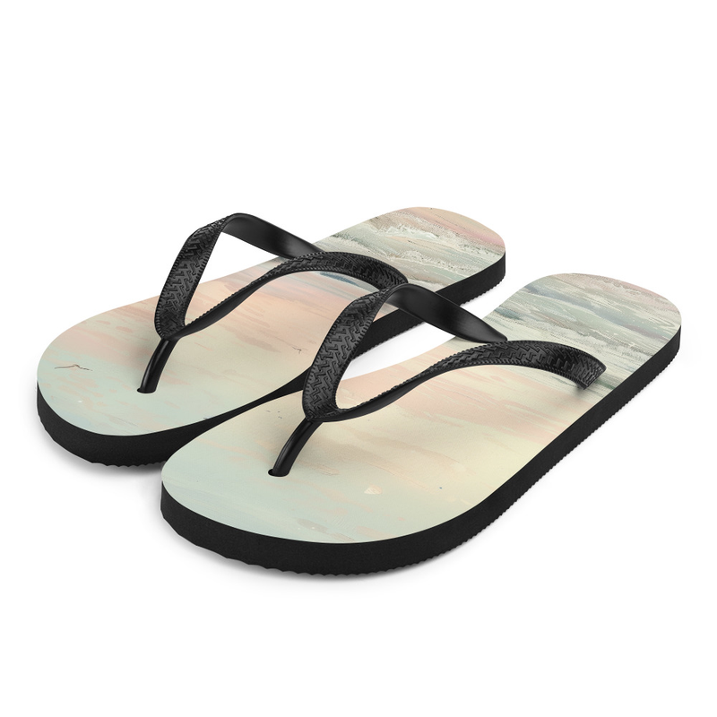 Seaside Serenity Flip-Flops - House or Outdoor Slippers