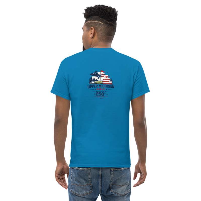 Alger County Veteran's Golf Outing #7 Unisex classic tee – L, Sapphire