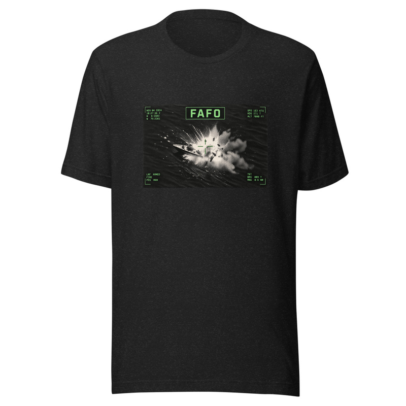 FAFO Unisex T-Shirt — Black Heather