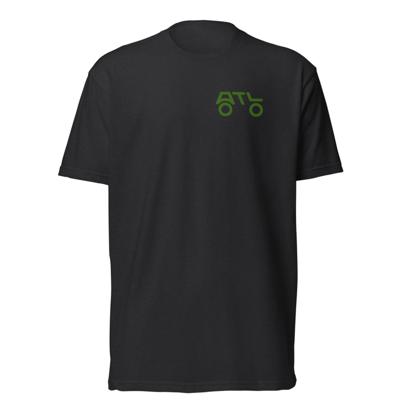 Brand Mark T-Shirt (F/R) - GREEN LOGO