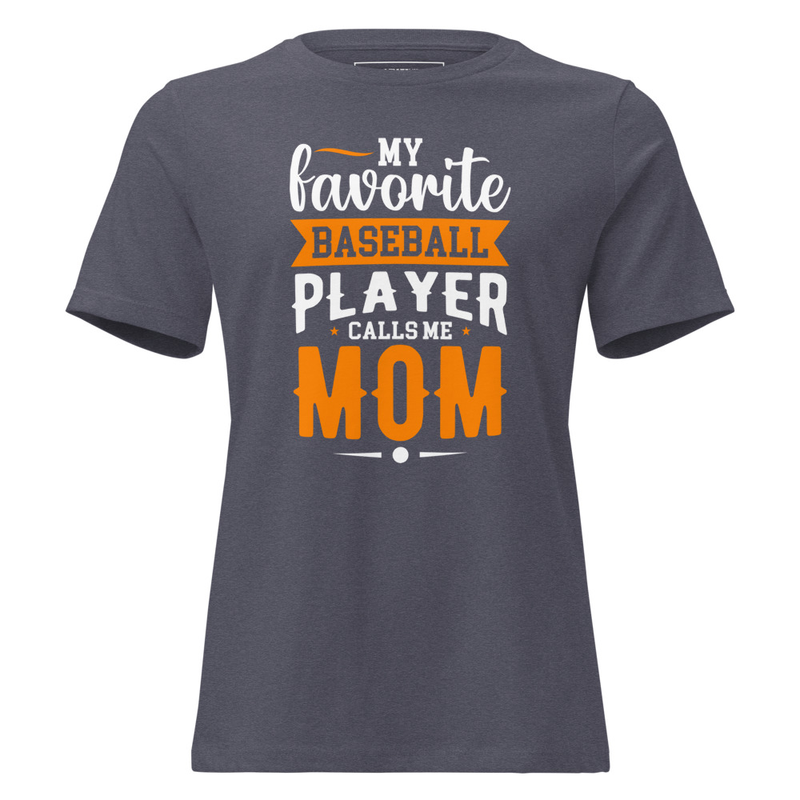 Call Me Mom - Relaxed Tee – XL, Heather Navy