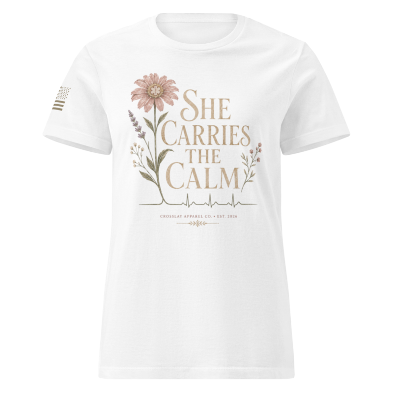 She Carries The Calm [womens shirts ][core] — White