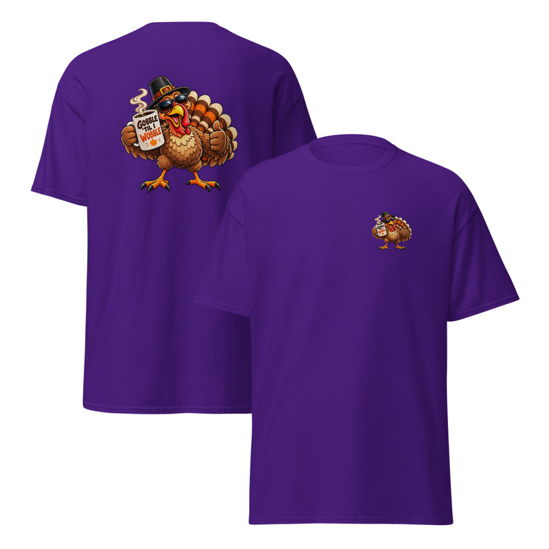 Cool Coffee Turkey Cheers Unisex classic tee – L, Purple