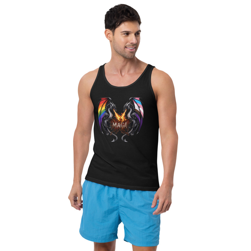 Double Dragon-Men's Tank Top back
